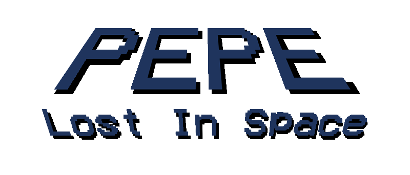 The logo of the game : Pepe Lost in Space